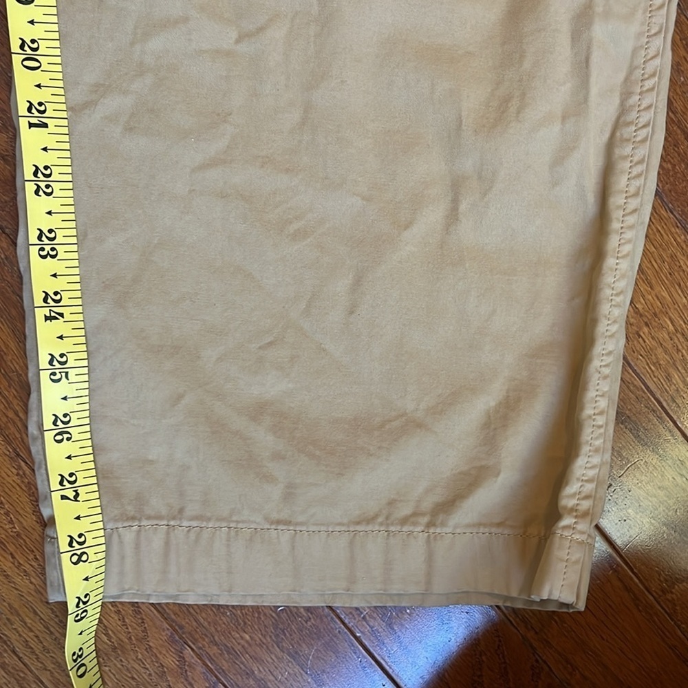 J.Crew | 2023 Sailor Heritage Relaxed Chino Tan Wide Leg Pant Plus Size 34/18 - Picture 10 of 10